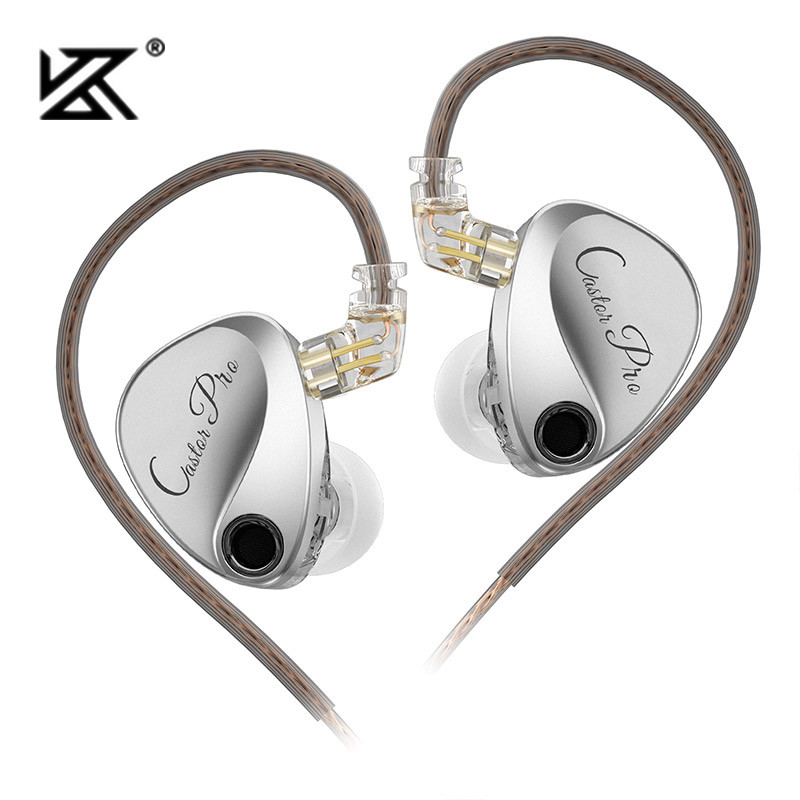 Audiophile Headphone Wired - KZ Castor PRO Earphone In-Ear Dinamis