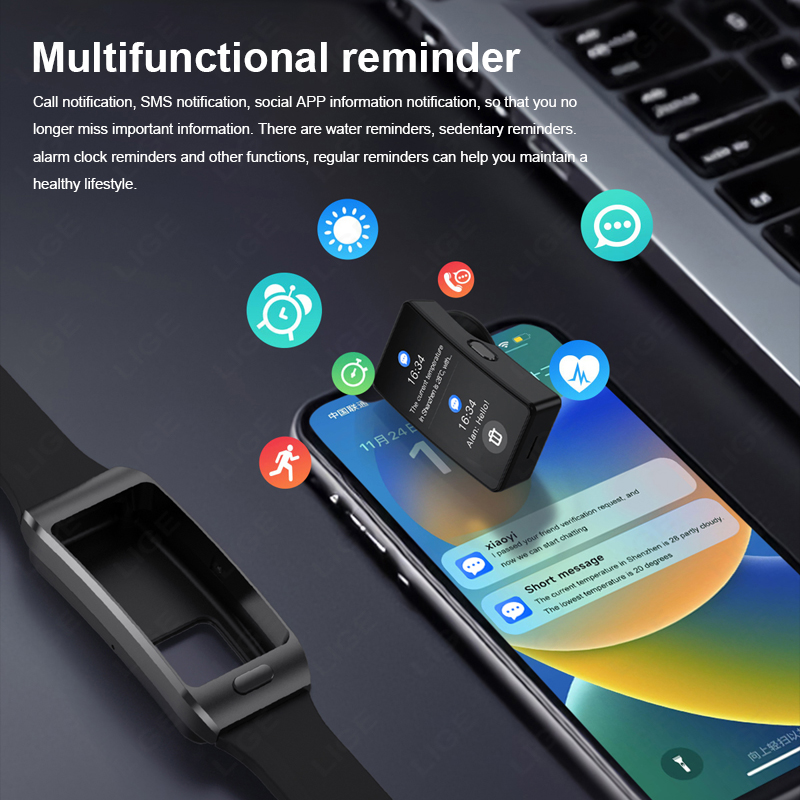 LIGE Jam Tangan Pintar Baru Ea - Wireless Earbuds Tws ulasan dan harga