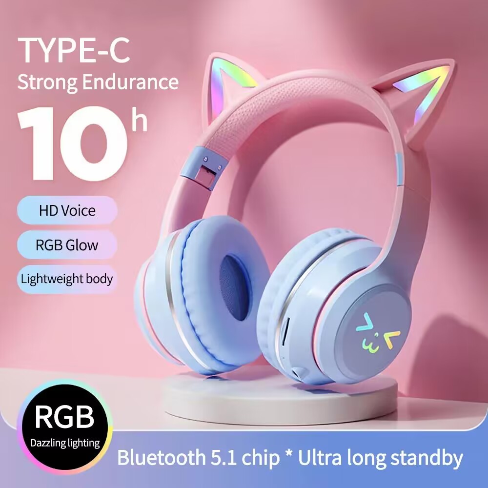 RGB earphone berkilau nirkabel - Gaming Headset Rgb ulasan dan harga