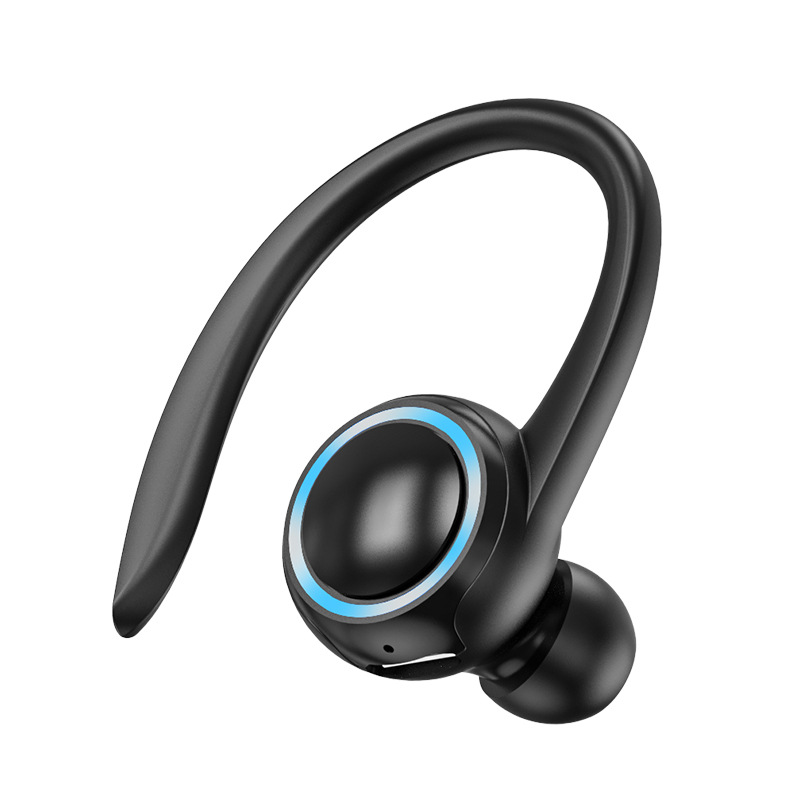 Headset Bluetooth Mini Single- - Sports Earphone Hook ulasan dan harga