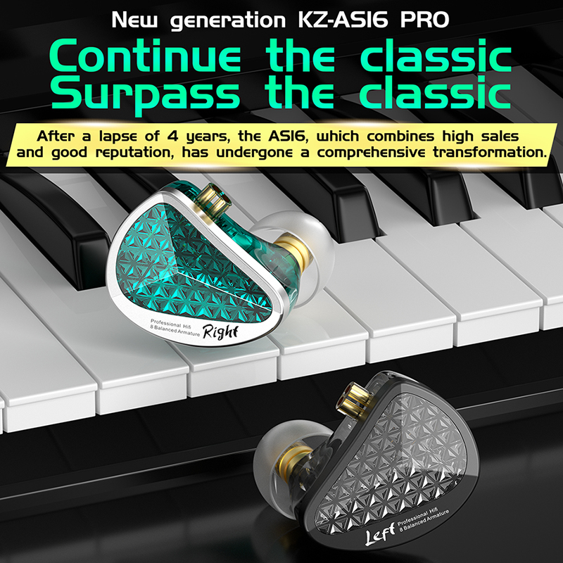 KZ AS16 PRO Headphone Berkabel - Audiophile Headphone Wired ulasan dan harga